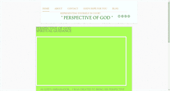 Desktop Screenshot of perspectiveofgod.com